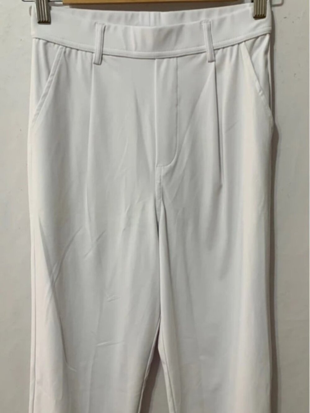 Women's White Straight Leg Pants Size XS